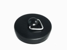 1 3/4inch Black Bath Plug PVC Pack of 2 1 3/4inch Black Bath Plug PVC Pack of 2