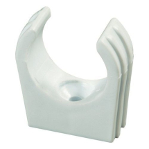 Polypipe 21.5mm Overflow Pipe Clip ABS White