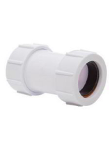 Polypipe Universal Compression Waste 32mm Straight Connector