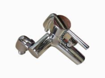 Laguna bath and shower mixer tap, surface mounted, 150mm centres