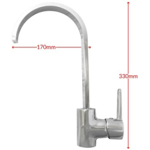 Sirius Kitchen Monobloc Mixer Tap With 15mm Push Fit Tails
